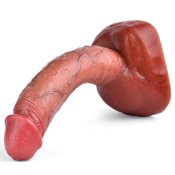 RealCockz Gode Curved Base 20 x 4.5cm Marron
